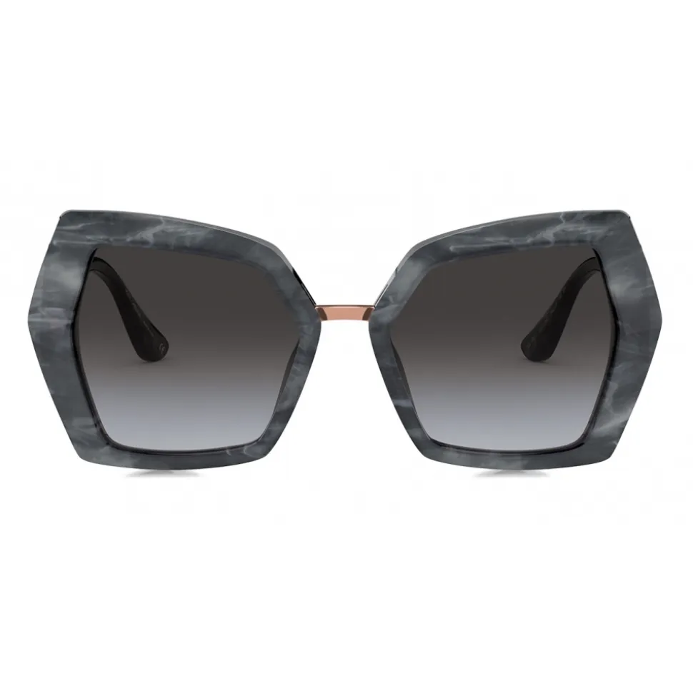 Dolce & Gabbana - DG Monogram Sunglasses - Grey - Dolce & Gabbana Eyewear - Avvenice