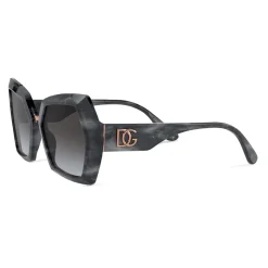 Dolce & Gabbana - DG Monogram Sunglasses - Grey - Dolce & Gabbana Eyewear - Avvenice