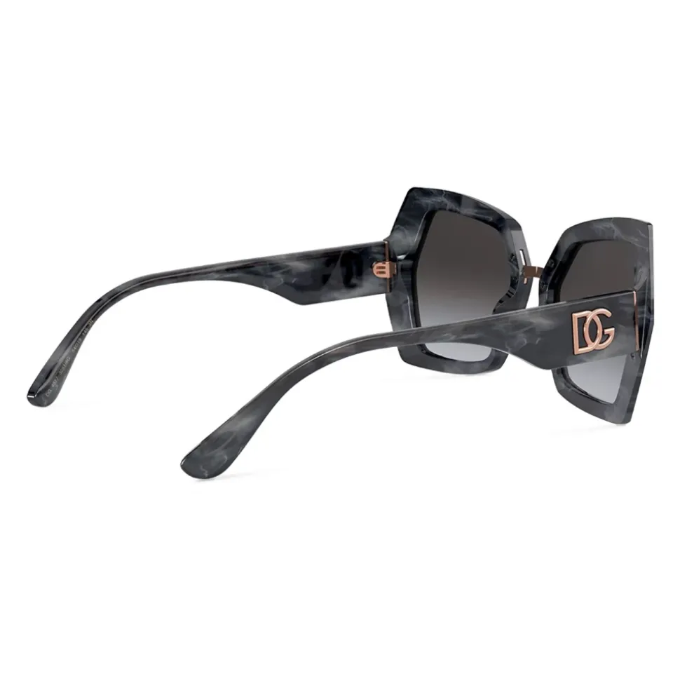 Dolce & Gabbana - DG Monogram Sunglasses - Grey - Dolce & Gabbana Eyewear - Avvenice