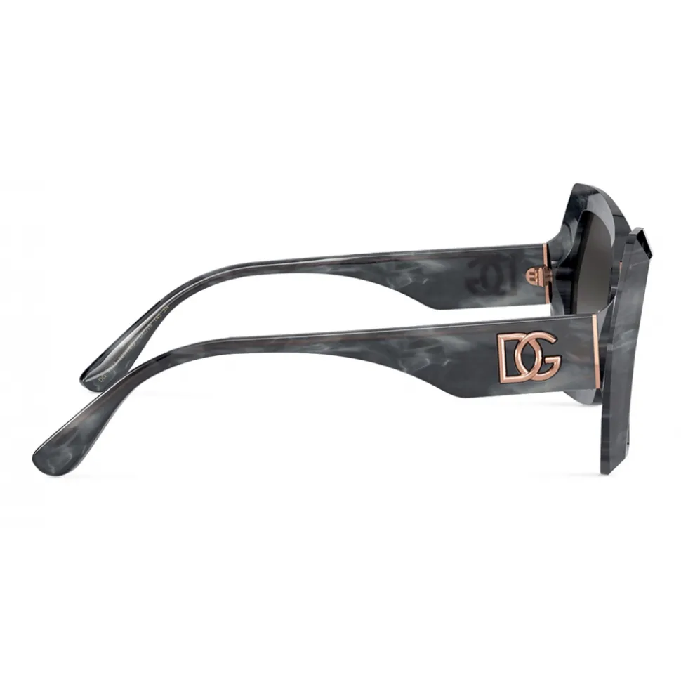 Dolce & Gabbana - DG Monogram Sunglasses - Grey - Dolce & Gabbana Eyewear - Avvenice