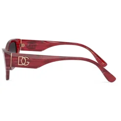 Dolce & Gabbana - DG Monogram Sunglasses - Burgundy - Dolce & Gabbana Eyewear - Avvenice