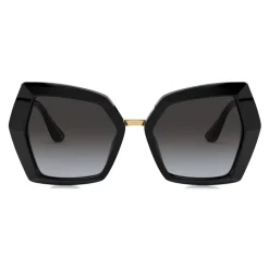 Dolce & Gabbana - DG Monogram Sunglasses - Black - Dolce & Gabbana Eyewear - Avvenice