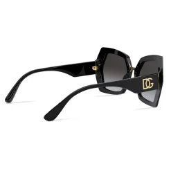 Dolce & Gabbana - DG Monogram Sunglasses - Black - Dolce & Gabbana Eyewear - Avvenice