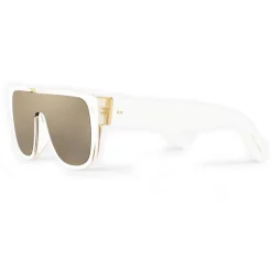 Dolce & Gabbana - Domenico Mask Sunglasses - White - Dolce & Gabbana Eyewear - Avvenice