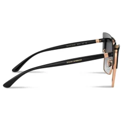Dolce & Gabbana - Double Line Sunglasses - Black Gold - Dolce & Gabbana Eyewear - Avvenice