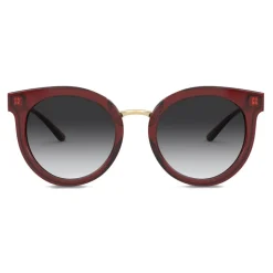 Dolce & Gabbana - Double Line Sunglasses - Burgundy - Dolce & Gabbana Eyewear - Avvenice