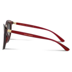 Dolce & Gabbana - Double Line Sunglasses - Burgundy - Dolce & Gabbana Eyewear - Avvenice