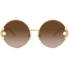 Dolce & Gabbana - Filigree & Pearls Sunglasses - Gold - Dolce & Gabbana Eyewear - Avvenice