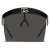Dolce & Gabbana - Geometric Transparency Sunglasses - Black Grey - Dolce & Gabbana Eyewear - Avvenice