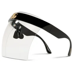 Dolce & Gabbana - Geometric Transparency Sunglasses - Black Transparent - Dolce & Gabbana Eyewear - Avvenice