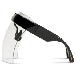 Dolce & Gabbana - Geometric Transparency Sunglasses - Black Transparent - Dolce & Gabbana Eyewear - Avvenice