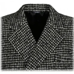 Dolce & Gabbana - Gray Double Breasted Coat - Dolce & Gabbana Exclusive Luxury Collection - Avvenice