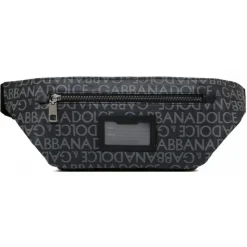 Dolce & Gabbana - Grey Logo Belt Bag - Dolce & Gabbana Exclusive Luxury Collection - Avvenice