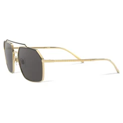 Dolce & Gabbana - Gros Grain Sunglasses - Gold Black - Dolce & Gabbana Eyewear - Avvenice