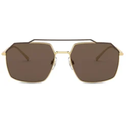 Dolce & Gabbana - Gros Grain Sunglasses - Gold Havana - Dolce & Gabbana Eyewear - Avvenice
