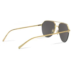 Dolce & Gabbana - Gros Grain Sunglasses - Gold Matt Black - Dolce & Gabbana Eyewear - Avvenice