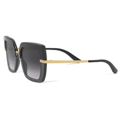 Dolce & Gabbana - Half Print Sunglasses - Black - Dolce & Gabbana Eyewear - Avvenice