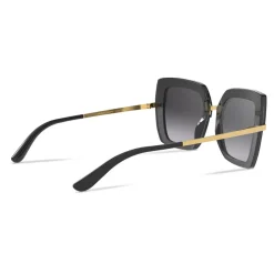 Dolce & Gabbana - Half Print Sunglasses - Black - Dolce & Gabbana Eyewear - Avvenice