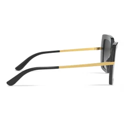 Dolce & Gabbana - Half Print Sunglasses - Black - Dolce & Gabbana Eyewear - Avvenice