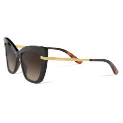 Dolce & Gabbana - Half Print Sunglasses - Havana - Dolce & Gabbana Eyewear - Avvenice