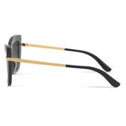 Dolce & Gabbana - Half Print Sunglasses - Black - Dolce & Gabbana Eyewear - Avvenice