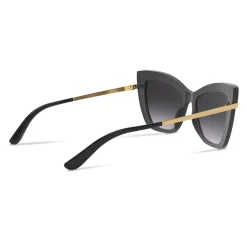 Dolce & Gabbana - Half Print Sunglasses - Black - Dolce & Gabbana Eyewear - Avvenice