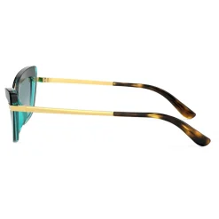 Dolce & Gabbana - Half Print Sunglasses - Havana Turquoise - Dolce & Gabbana Eyewear - Avvenice