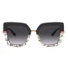 Dolce & Gabbana - Half Print Sunglasses - Black - Dolce & Gabbana Eyewear - Avvenice