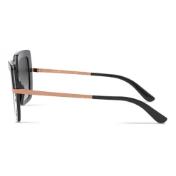 Dolce & Gabbana - Half Print Sunglasses - Black - Dolce & Gabbana Eyewear - Avvenice