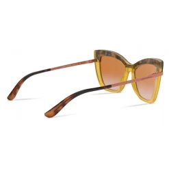 Dolce & Gabbana - Half Print Sunglasses - Havana Orange - Dolce & Gabbana Eyewear - Avvenice