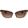 Dolce & Gabbana - Half Print Sunglasses - Havana - Dolce & Gabbana Eyewear - Avvenice