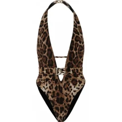 Dolce & Gabbana - Leopard Print Swimsuit - Dolce & Gabbana Exclusive Luxury Collection - Avvenice