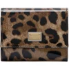 Dolce & Gabbana - Leopard Print Calf Skin Bi Fold Wallet - Dolce & Gabbana Exclusive Luxury Collection - Avvenice