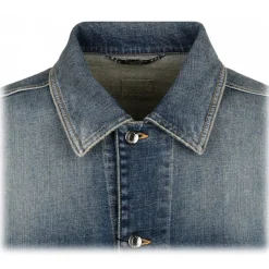Dolce & Gabbana - Light Blue Wash Denim Jacket - Dolce & Gabbana Exclusive Luxury Collection - Avvenice