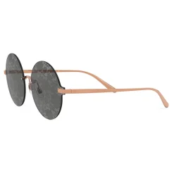 Dolce & Gabbana - Logo Plaque Sunglasses - Pink Gold - Dolce & Gabbana Eyewear - Avvenice