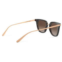 Dolce & Gabbana - Logo Plaque Sunglasses - Havana - Dolce & Gabbana Eyewear - Avvenice