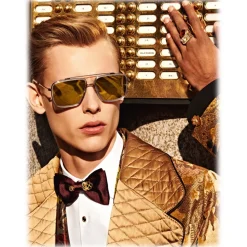 Dolce & Gabbana - Madison Sunglasses - Shiny Light Gold - Dolce & Gabbana Eyewear - Avvenice