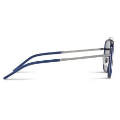 Dolce & Gabbana - Madison Sunglasses - Shiny Gun and Blue Matt - Dolce & Gabbana Eyewear - Avvenice