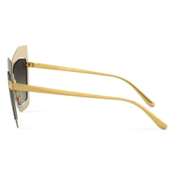 Dolce & Gabbana - Mask Sunglasses Plaque Logo - Black - Dolce & Gabbana Eyewear - Avvenice