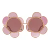 Dolce & Gabbana - Metal Sunglasses Inspiration Flower - Rose Gold - Dolce & Gabbana Eyewear - Avvenice