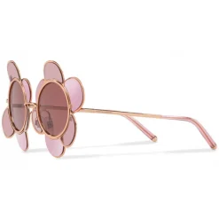 Dolce & Gabbana - Metal Sunglasses Inspiration Flower - Rose Gold - Dolce & Gabbana Eyewear - Avvenice