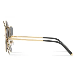Dolce & Gabbana - Metal Sunglasses Inspiration Flower - Gold - Dolce & Gabbana Eyewear - Avvenice