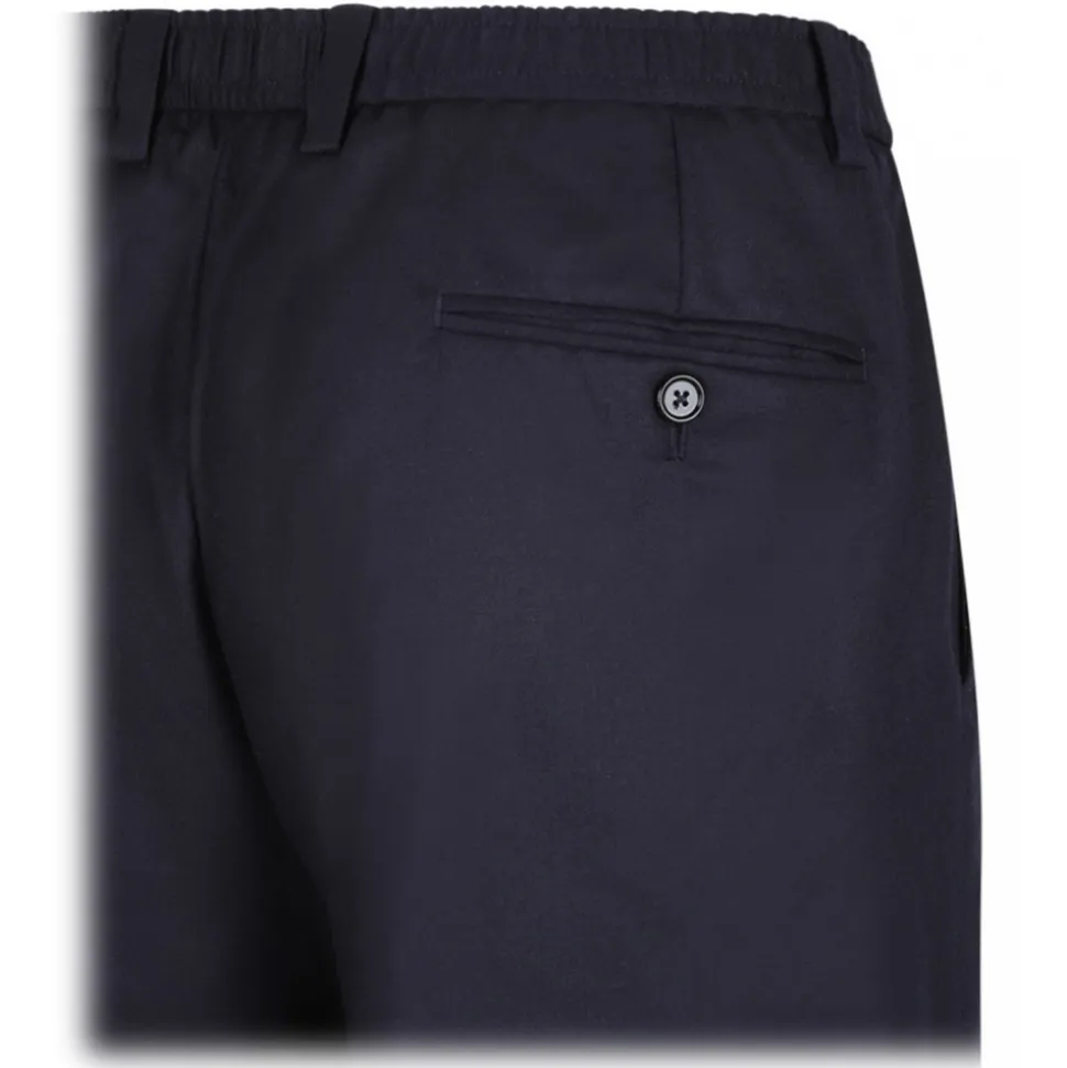 Dolce & Gabbana - Navy Blue Trousers - Dolce & Gabbana Exclusive Luxury Collection - Avvenice