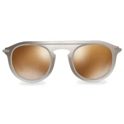 Dolce & Gabbana - Panthos Sunglasses in Acetate and Metal - Gold Mirror - Dolce & Gabbana Eyewear - Avvenice