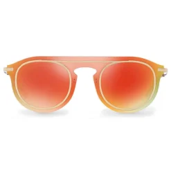 Dolce & Gabbana - Panthos Sunglasses in Acetate and Metal - Red Mirror - Dolce & Gabbana Eyewear - Avvenice