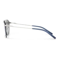 Dolce & Gabbana - Panthos Sunglasses in Acetate and Metal - Blue Mirror - Dolce & Gabbana Eyewear - Avvenice