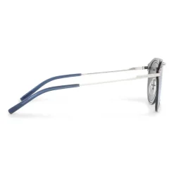 Dolce & Gabbana - Panthos Sunglasses in Acetate and Metal - Blue Mirror - Dolce & Gabbana Eyewear - Avvenice