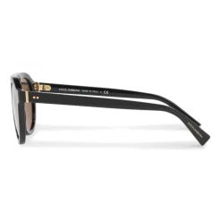 Dolce & Gabbana - Panthos Sunglasses in Acetate - Black - Dolce & Gabbana Eyewear - Avvenice