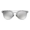 Dolce & Gabbana - Panthos Sunglasses with Metal Structure - Mirror Gray - Dolce & Gabbana Eyewear - Avvenice