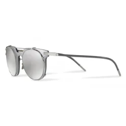 Dolce & Gabbana - Panthos Sunglasses with Metal Structure - Mirror Gray - Dolce & Gabbana Eyewear - Avvenice